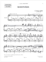 Rudepoêma. - VILLA-LOBOS - Partition - Piano